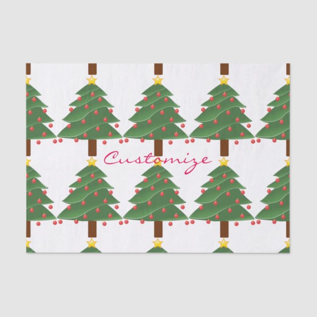 Papel De Seda Thunder_Cove de árbol de Navidad (Anverso)