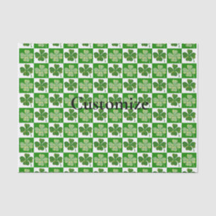 Papel De Seda Thunder_Cove de patrón de Shamrock