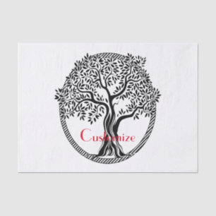Papel De Seda Thunder_Cove del árbol de la vida