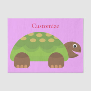 Papel De Seda Thunder_Cove feliz tortuga sonriente