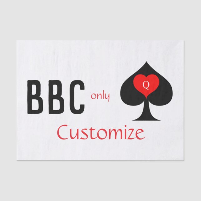 Papel De Seda Thunder_Cove, Rótulo de sólo hoja de la BBC (Anverso)