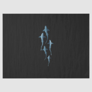 Papel De Seda Tiburón - Nadando Tiburones Cute regalo gracioso