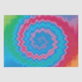 Papel De Seda Tie dyed groovy funky patrón giratorio fresco