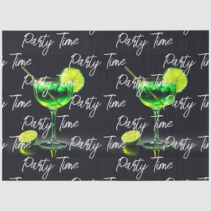 Papel De Seda Tiempo de fiesta Neon Popular Personalizado