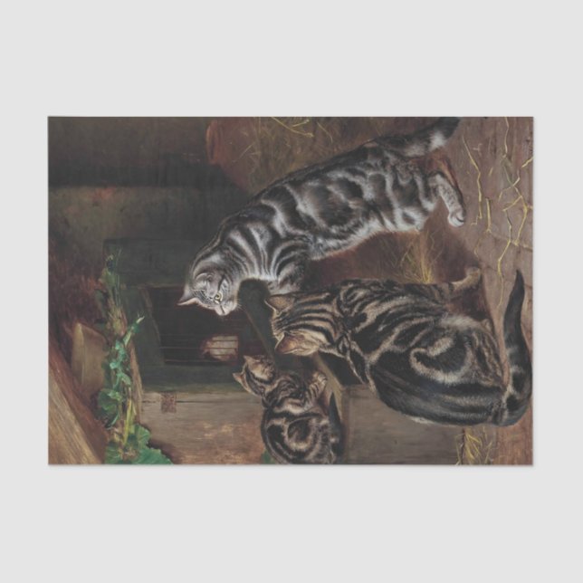 Papel De Seda Tiempo de visita de Horatio Henry Couldery (Anverso)