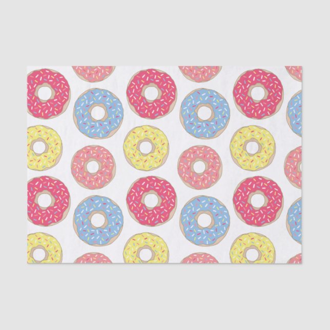 Papel De Seda Tienda personalizada de donut (Anverso)
