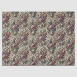 Papel De Seda Tiene grilletes - floral gótica