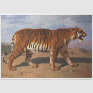 Papel De Seda Tigre aletargado (por Rosa Bonheur)