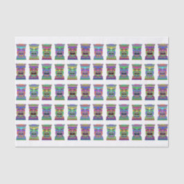 Papel De Seda Tiki hawaiano