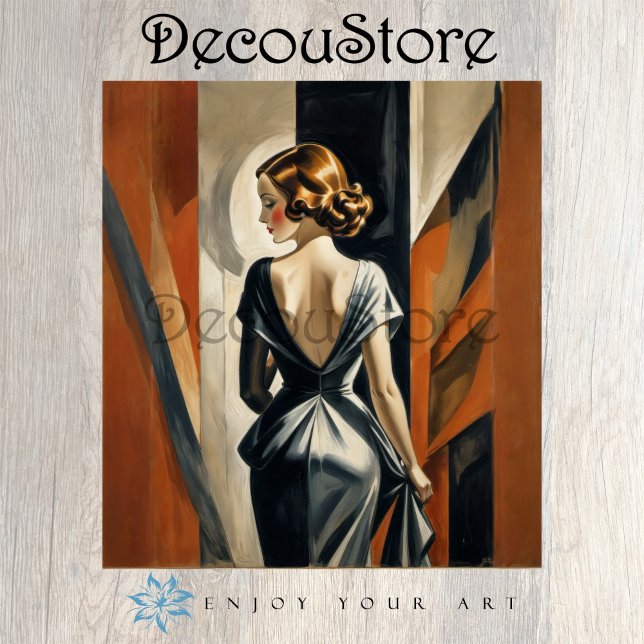 Papel De Seda Timeless Elegance – Vintage Fashion Illustration (Subido por el creador)