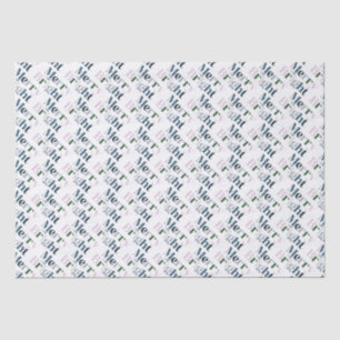 Papel De Seda Tipografía Feliz Y Brillante Moderna