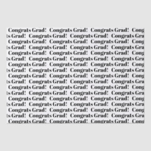 Papel De Seda Tipografía moderna en blanco y negro grávido