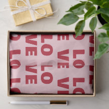 Tipografía Negrita de Amor Rosa y Rojo Regalo