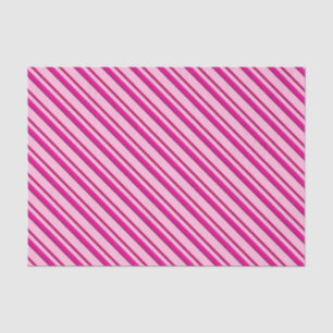 Papel De Seda Tiras de caña de caramelo en rosa menta