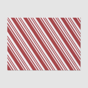 Papel De Seda Tiras de menta roja