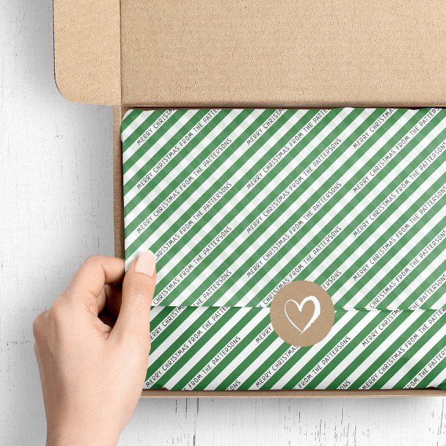 Papel De Seda Tiras de Navidades personalizadas | Colores editab (Subido por el creador)