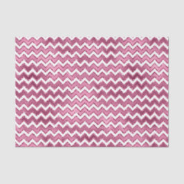 Papel De Seda Tiras de Zigzag Blanco Rosa