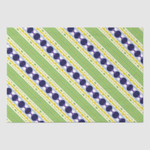 Papel De Seda Tiras y puntos angulados retro