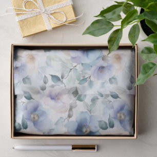 Papel De Seda Tiroteo Nupcial Flores Lilas Bonitas Románticas