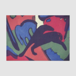 PAPEL DE SEDA TISSUE PAPER FRANZ MARC HORSES