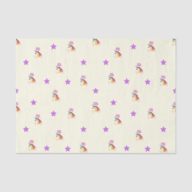 Papel De Seda Tissue Paper Star Child (Anverso)
