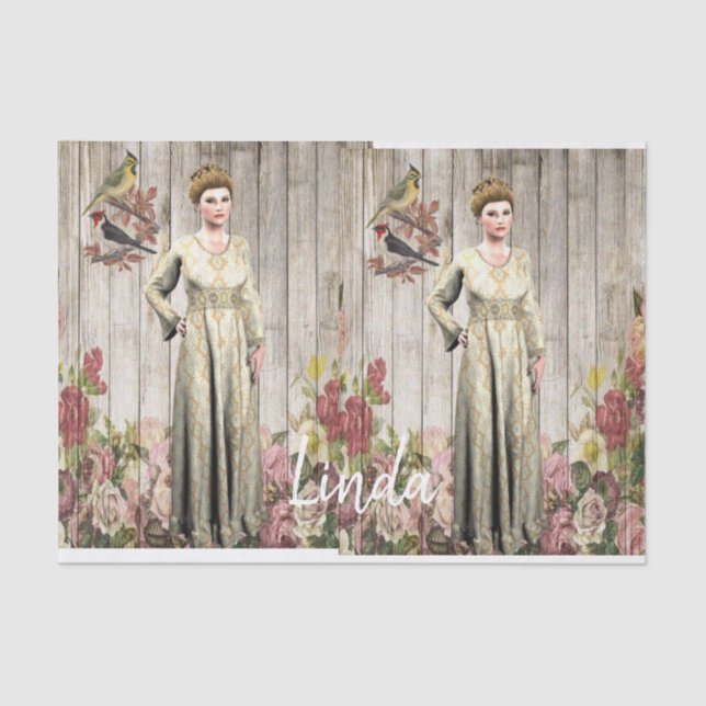 Papel De Seda Tissue Paper Victorian (Anverso)