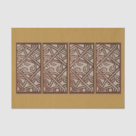 Papel De Seda Tissue Paper with Unique Gold Design