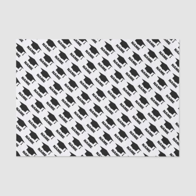 Papel De Seda Título de graduación de secundaria personalizado d (Anverso)