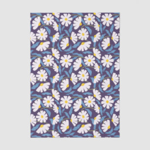 Papel De Seda Título Embalaje Empresarial Floral Retro Groovy Az