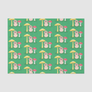 Papel De Seda Toadstool de hongos de hongo de kawaii