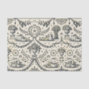 Papel De Seda Toile Cosecha Azul Colonial