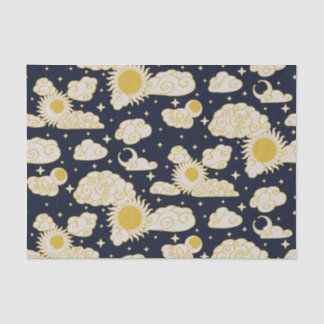 Papel De Seda Toile de Grabado Celeste (Hogar de Medianoche)