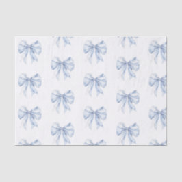 Papel De Seda Toile de Jouy Blue Elegant Bow