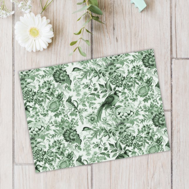 Papel De Seda Toile de Jouy Green (Subido por el creador)