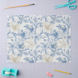 Papel De Seda Toile-De-Jouy Vintage French Pattern