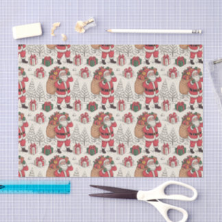 Papel De Seda Toile de Navidad Chinoiserie