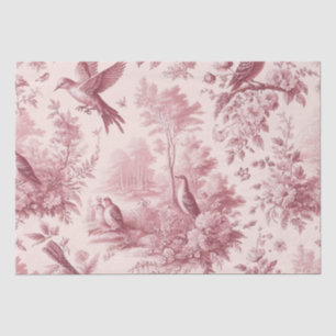 Papel De Seda Toile Pink Vintage