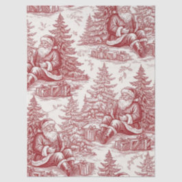 Papel De Seda Toile Rojo