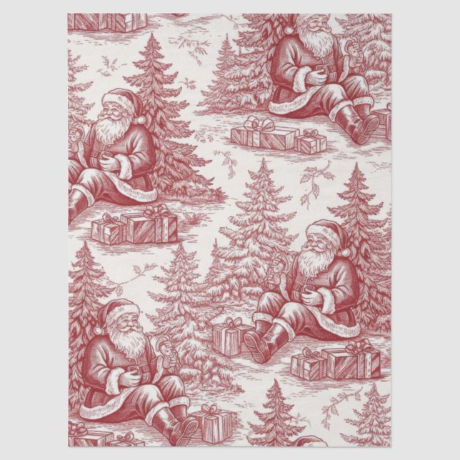 Papel De Seda Toile Rojo (Anverso)