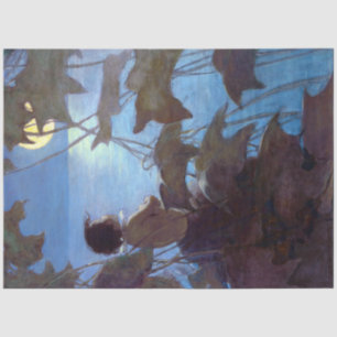 Papel De Seda Tom viendo la luna, Jessie Willcox Smith