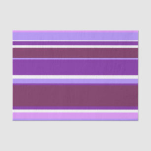 Papel De Seda Tonos de rayas violetas