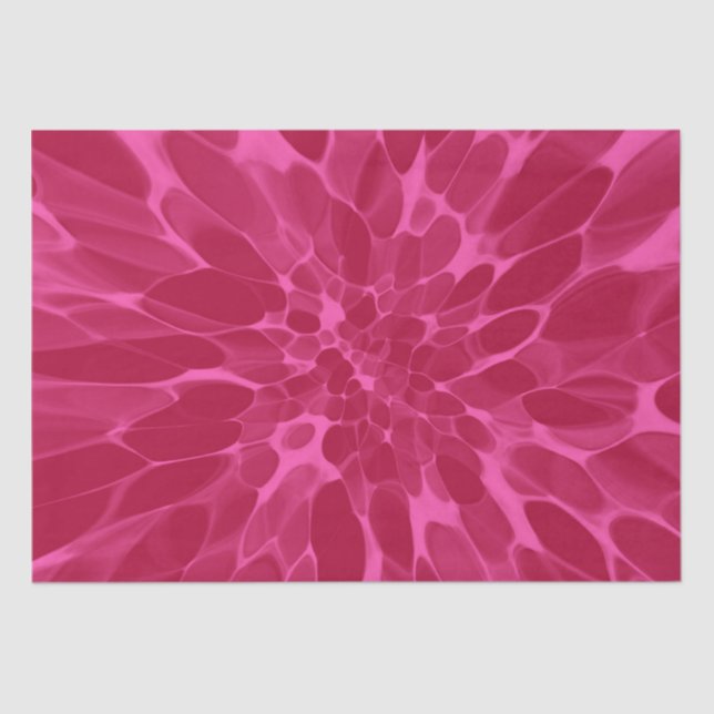 Papel De Seda tonos de tintes de corbata rosados (Anverso)