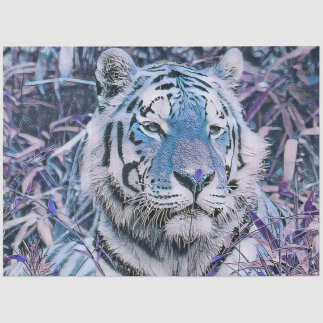 Papel De Seda Tony Tiger azul (Anverso)