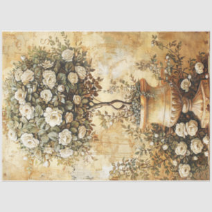 Papel De Seda Topiary Rosa