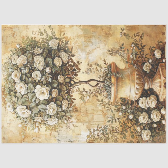 Papel De Seda Topiary Rosa (Anverso)