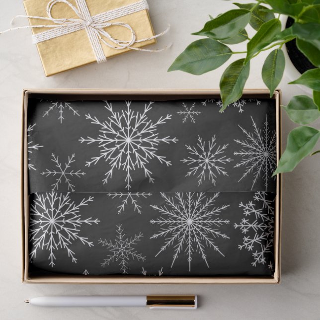 Papel De Seda Tormenta de nieve chic (Regalo )