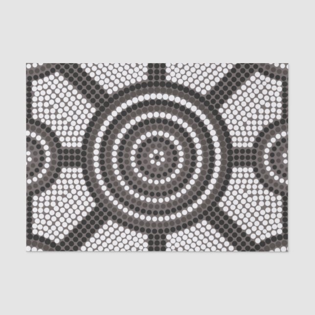 Papel De Seda Tormenta de reunión aborigen (Anverso)