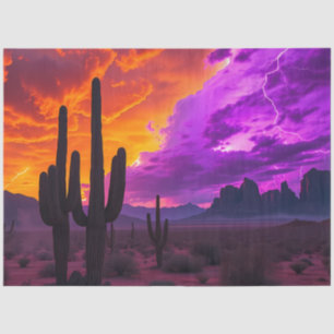 Papel De Seda Tormenta Eléctrica del Desierto – Fantasía del Sur