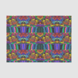 Papel De Seda Tornillos colorantes abstractos / aplastados / de 