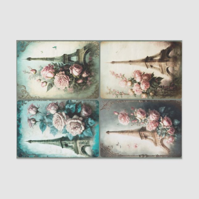 Papel De Seda Torre Eiffel (Anverso)